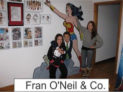 Fran O'Neill in the Marston Family Wonder Woman Museum
